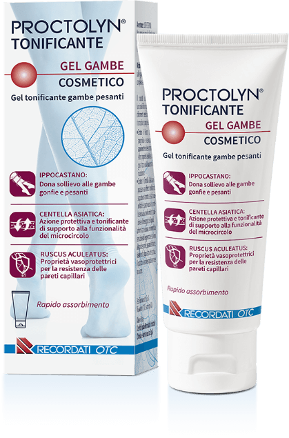 Proctolyn tonificante<br> gel gambe cosmetico