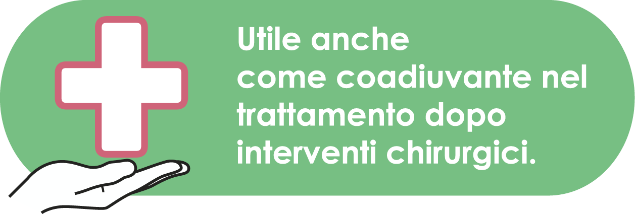 Sollievo post-intervento chirurgico per la zona anale.